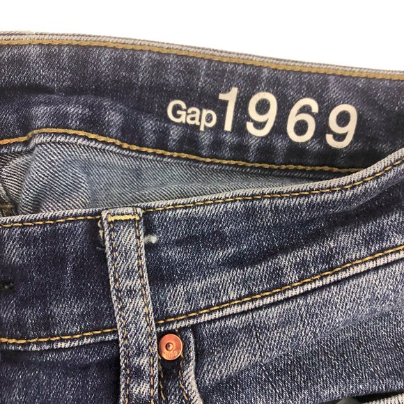 EUC, Excellent Used Condition. Lands' End straight leg jeans are in a soft gray - Picture 3 of 5